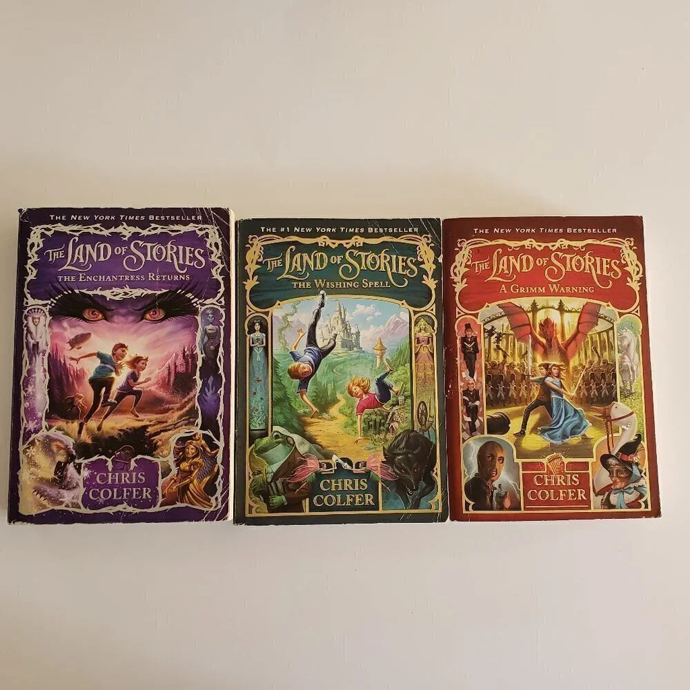 (set of 3) The Land of Stories Kids Softbound Books